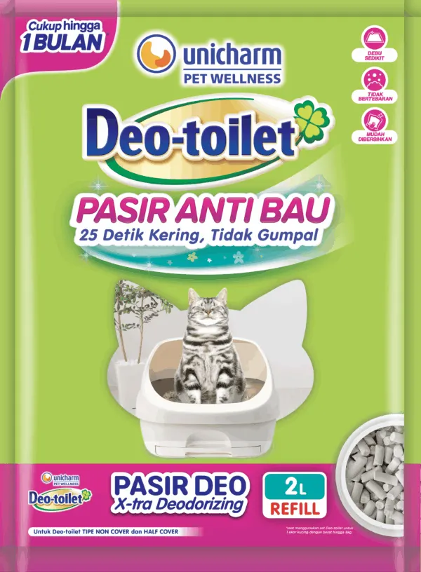 Deo toilet Pasir Deo 2L (3D Packshot)