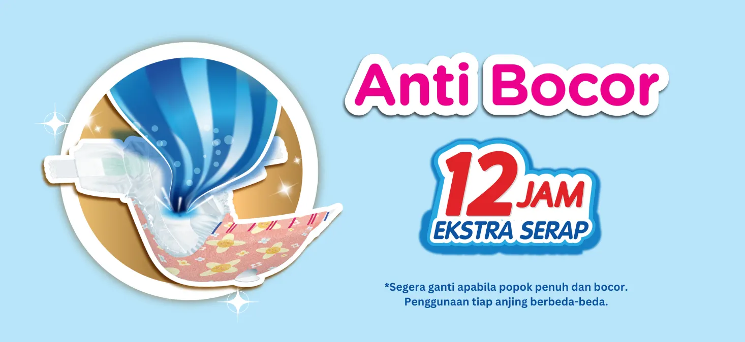 Segera ganti apabila popok penuh dan bocor. penggunaan tiap anjing berbeda beda.