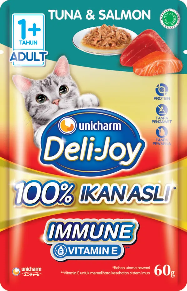 Deli-Joy Pouch Adult Immune Tuna & Salmon