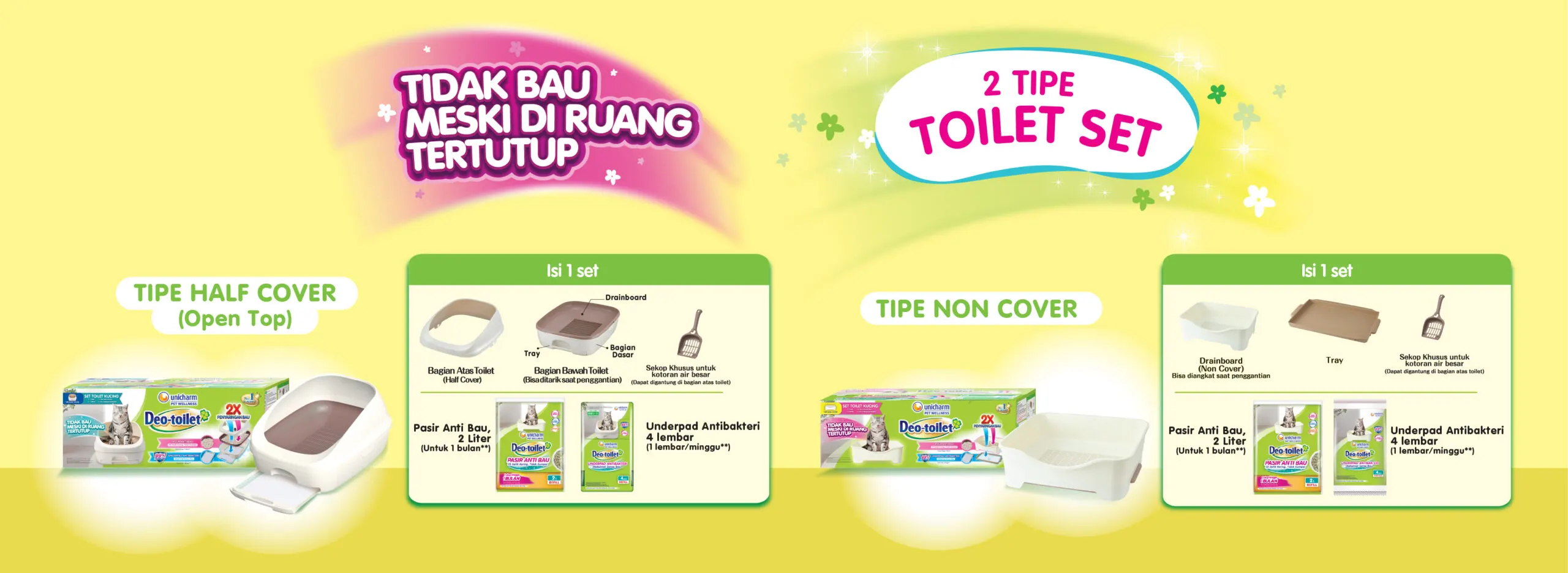 Deo-toilet Open Top