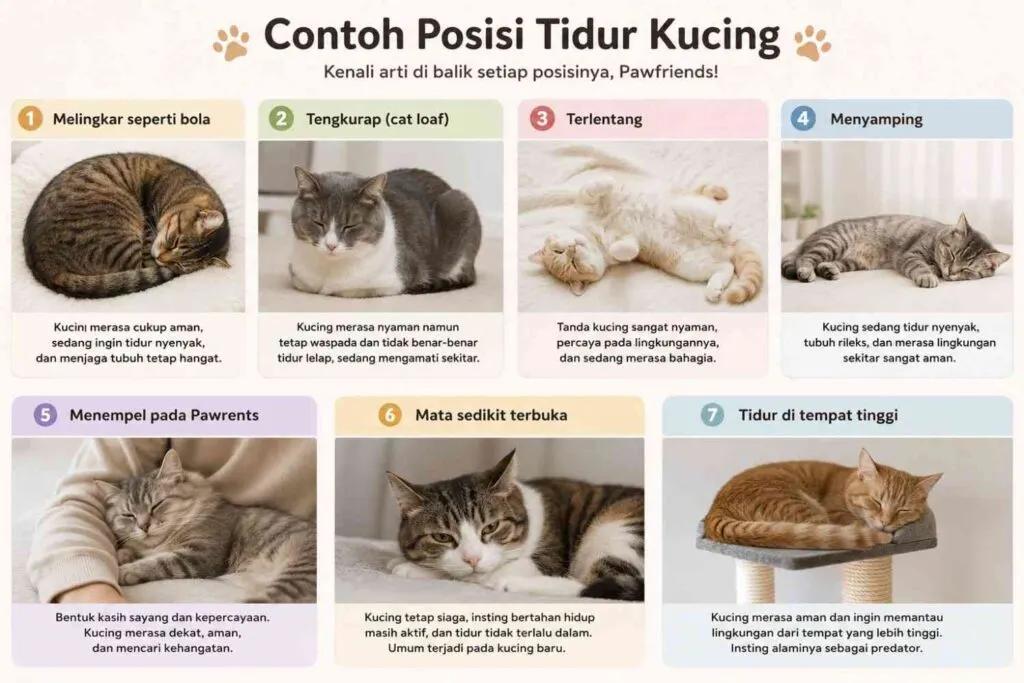 Posisi Tidur Kucing