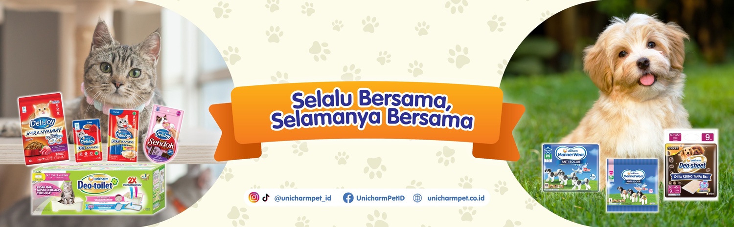 Banner Tentang Unicharm Pet